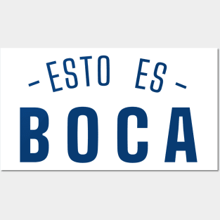 Esto es Boca - BLUE Posters and Art